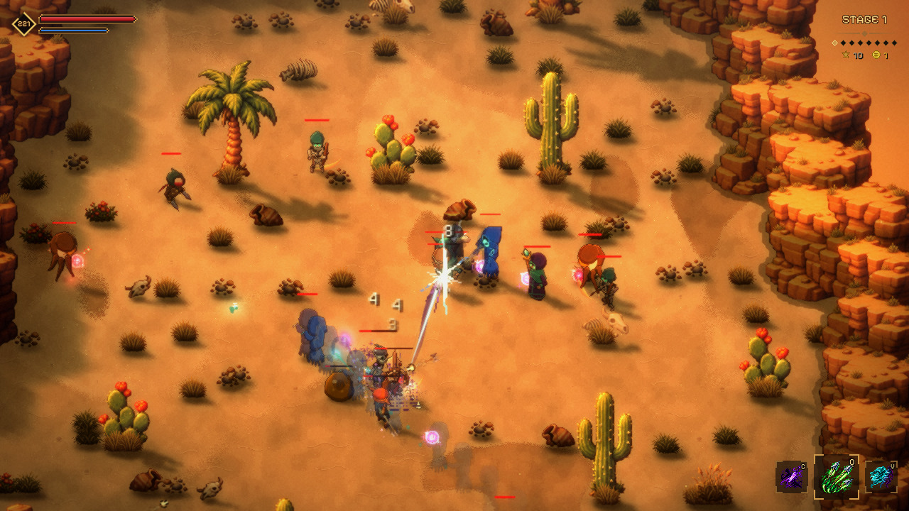 Hollow Edge gameplay in the Desert biome, day