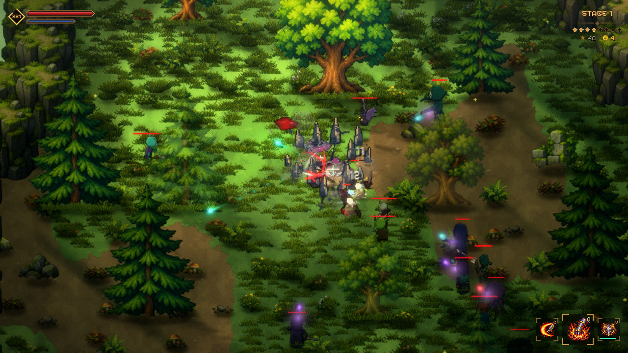 Hollow Edge gameplay in the Forest biome, day
